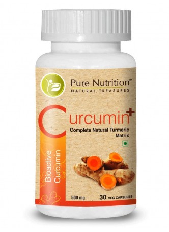 Pure Nutrition Curcumin Plus Complete Natural Turmeric Matrix 30 Veg Capsule